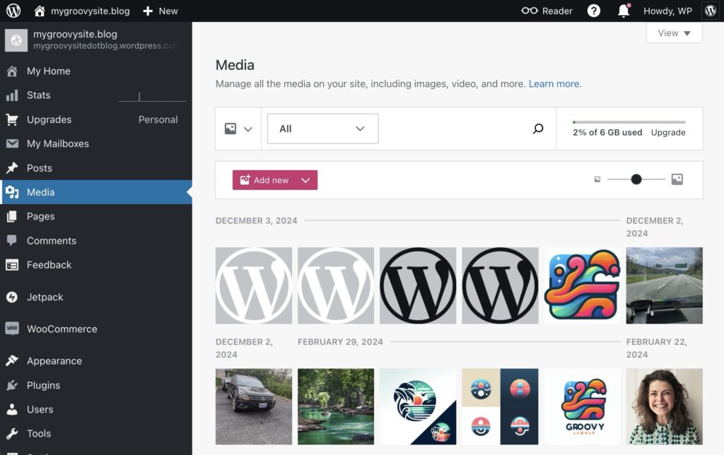 imagem representando como funciona o WordPress