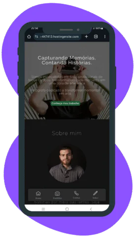 Criação de Sites Personalizados - Portfólio Demonstração